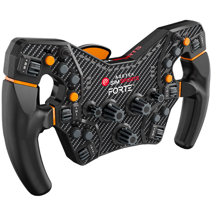 Asetek SimSports Forte Wheelbase (18nm) + Forte Formula Wheel image number 1