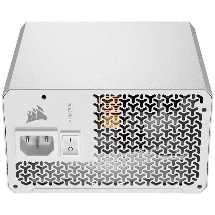 Corsair RMe Series RM750e 80 PLUS Gold Power Supply, modular, ATX 3.1, PCIe 5.1 - 750 Watts, white image number 4