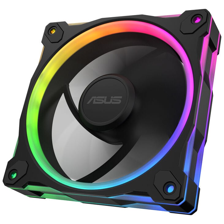 ASUS Prime MR120 ARGB-Lüfter, PWM, Reverse - 120mm, schwarz, 3er-Pack image number 4