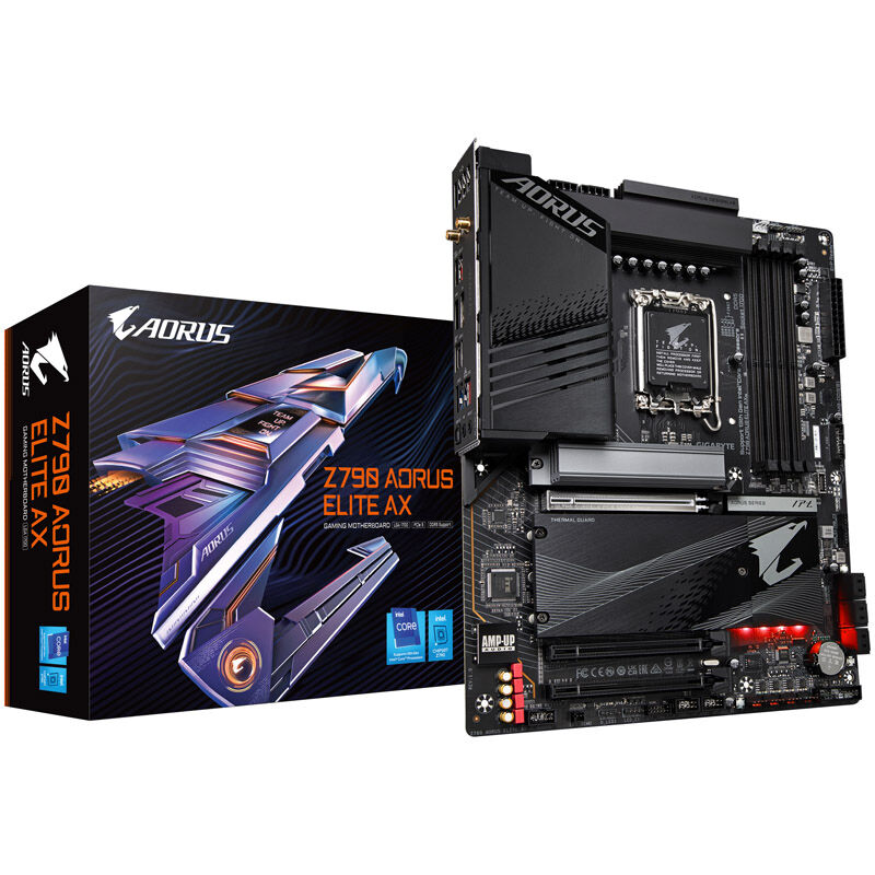 GIGABYTE Z790 Aorus Elite AX, Sockel LGA 1700, Intel Z790, ATX - DDR5