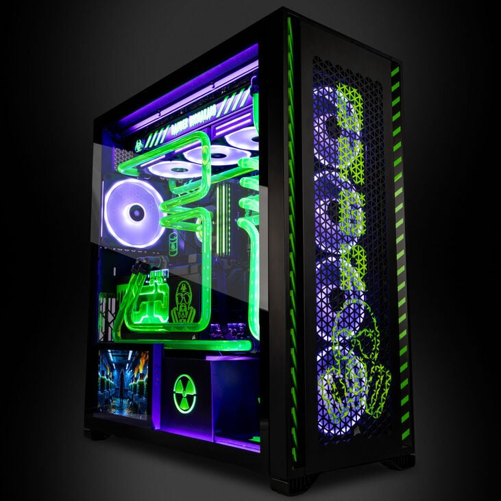 Gaming PC Toxic Fury Elite, Intel Core i9-14900K, NVIDIA GeForce RTX 4090 - Custom Water Cooling image number 8