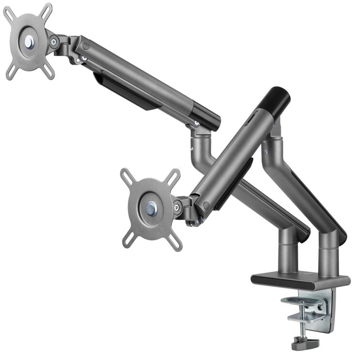 Alterzone Arm Duo Aluminium Monitorhalterung - dunkelgrau image number 13