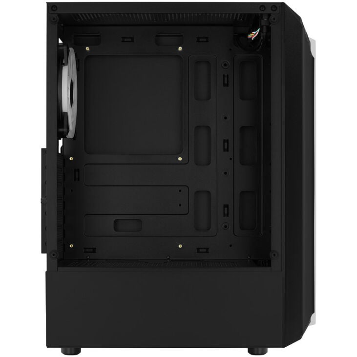 Aerocool Bionic v2 Midi-Tower, RGB, Tempered Glass - schwarz image number 5