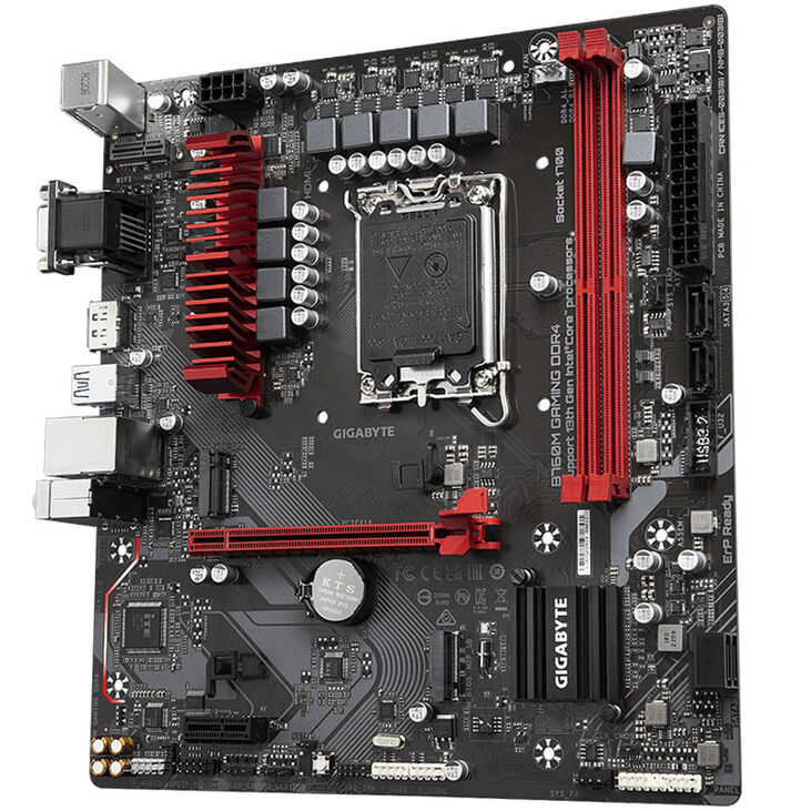 GIGABYTE B760M Gaming DDR4 Motherboard, Socket 1700, Intel B760, Micro-ATX, DDR4 image number 4