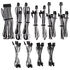 Corsair Premium Pro Sleeved Kabel-Set (Gen 4) - weiß/schwarz image number null