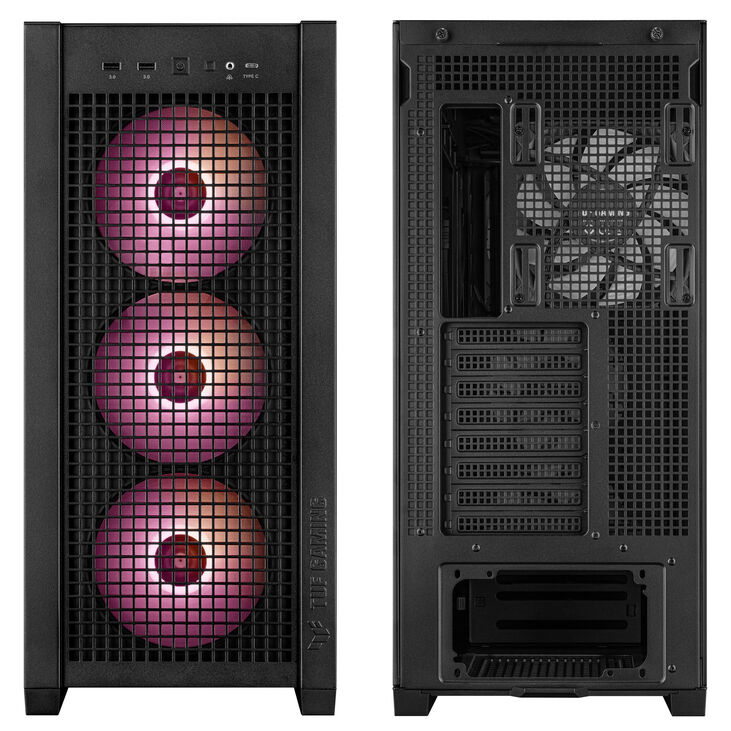 ASUS TUF Gaming GT302 TG ARGB Gehäuse - schwarz image number 1