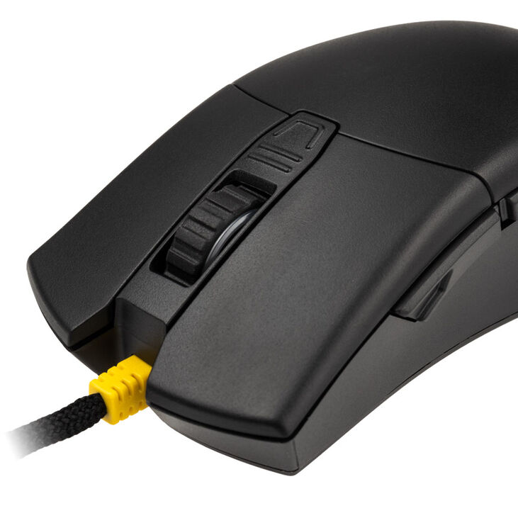 Ducky Secret M Retro Gaming Maus - schwarz