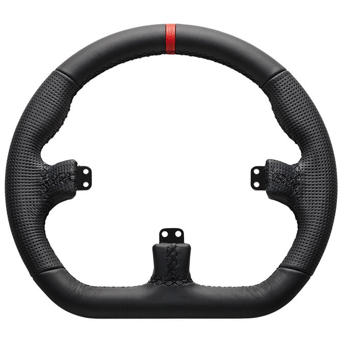 Asetek SimSports GT Rim - Closed D, Leder - schwarz image number 1