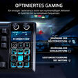 CORSAIR Galleon 100 SD Gaming-Tastatur, Full-Size, integriertes Stream Deck, Hot-Swap, DE - schwarz image number null