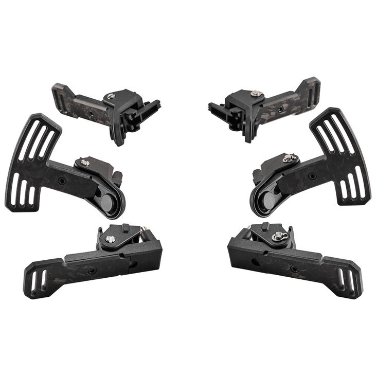 Asetek SimSports Carbon Paddle Shifter Kit - Black image number 1