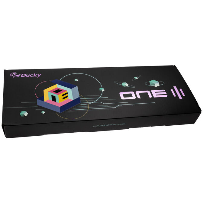 Ducky One 3 Classic Pure White Gaming Keyboard, RGB LED - MX-Clear image number 9