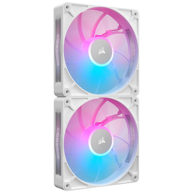 CORSAIR iCUE LINK RX140 MAX RGB PWM L&uuml;fter - 2er-Pack, 140mm, wei&szlig; image number 1