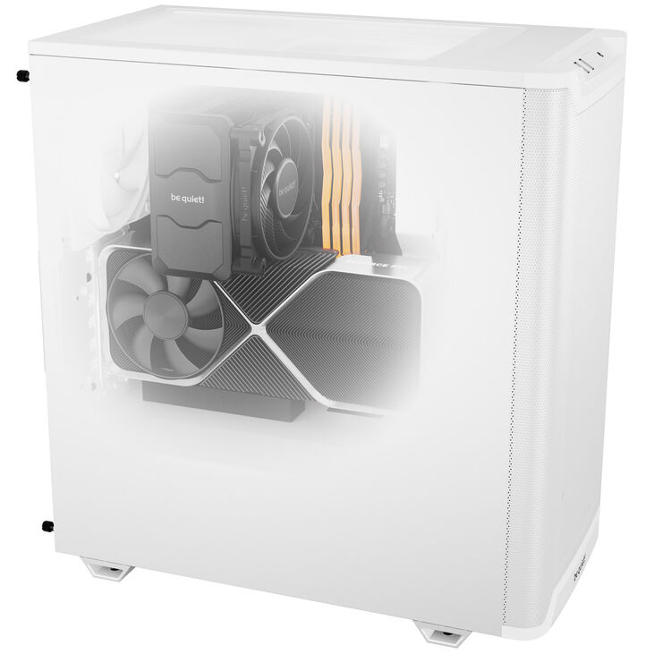 be quiet! Pure Base 501 Airflow PC-Gehäuse, Midi-Tower, ATX - weiß image number 4