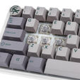 Ducky One 3 Mist Grey SF Gaming Keyboard, RGB LED - MX-Speed-Silver (US) image number null