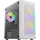 Aerocool Trinity Mini-Tower V2, Tempered Glass - weiß