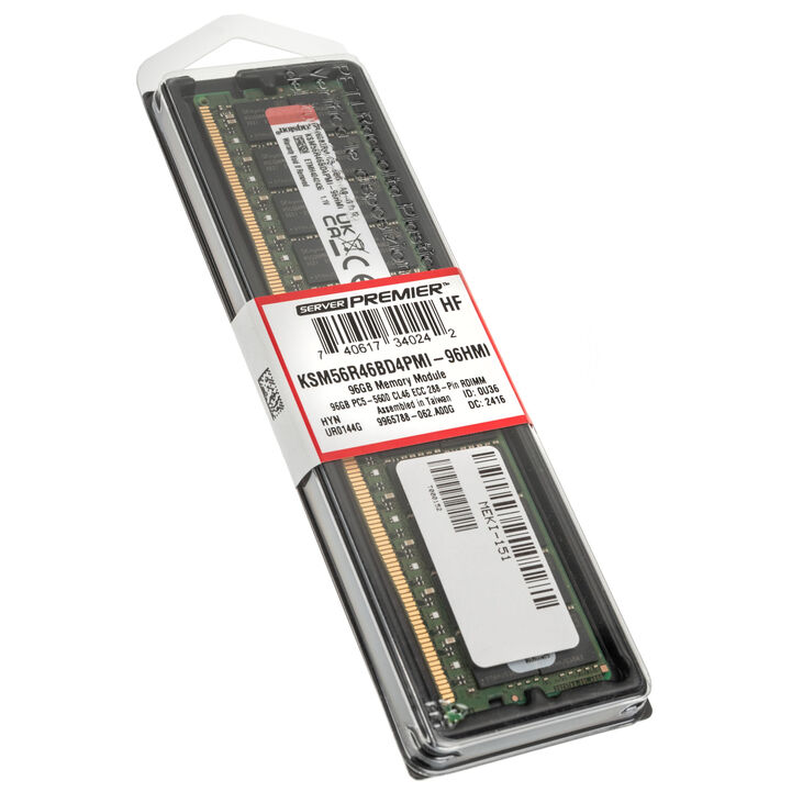 Kingston Server Premier DDR5-5600 RAM, CL46, RDIMM, ECC reg. - 96 GB image number 3