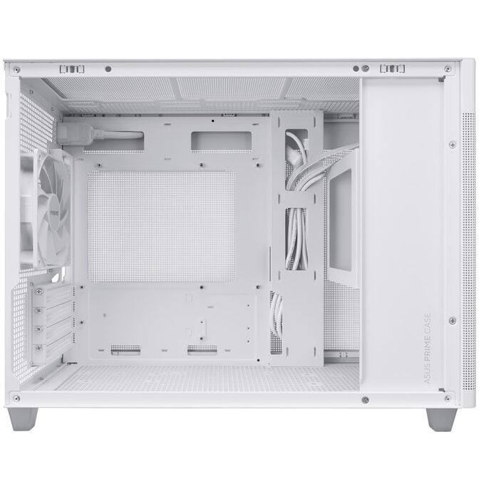 ASUS Prime AP201 Micro-ATX case, Tempered Glass - white image number 6