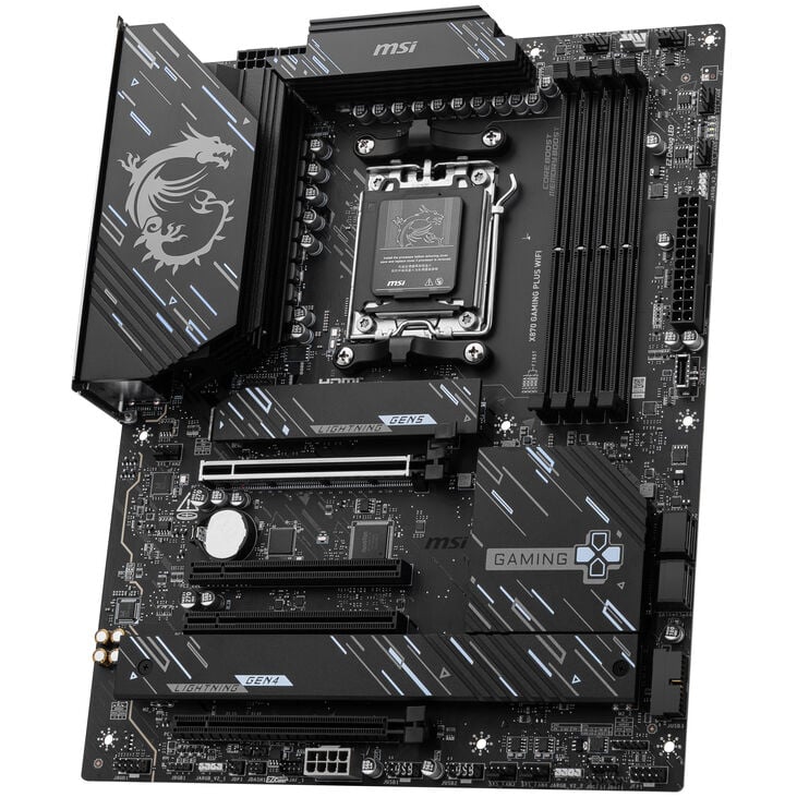 MSI X870 Gaming Plus WiFi motherboard, Socket AM5, AMD X870, ATX, DDR5 image number 5