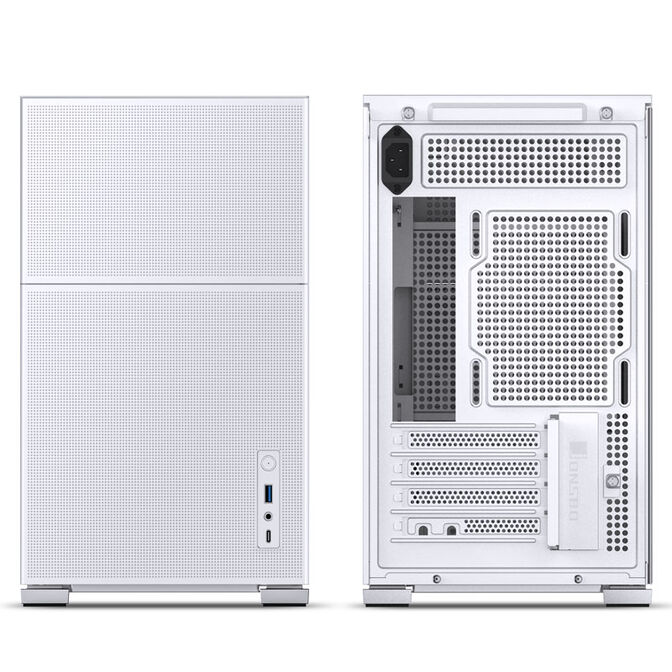 Jonsbo D31 MESH Micro-ATX Geh&auml;use, Tempered Glass - wei&szlig; image number 3