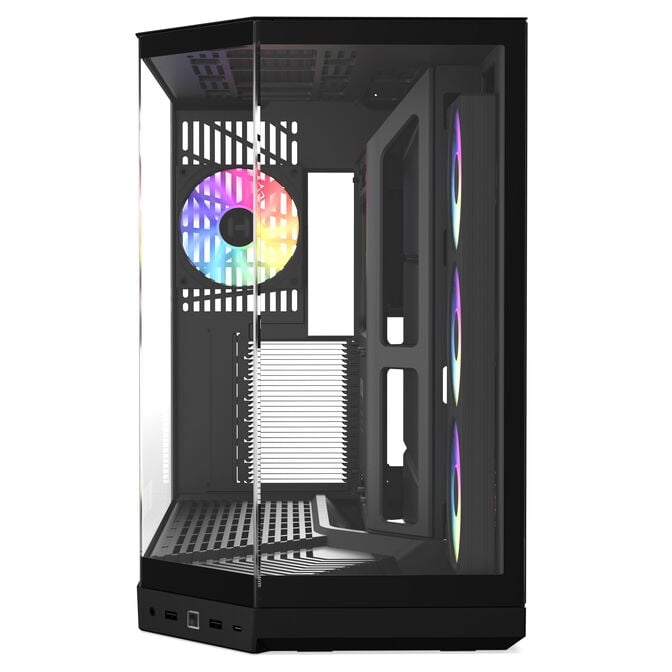 HYTE Y50 Midi Tower - Pitch Black image number 3