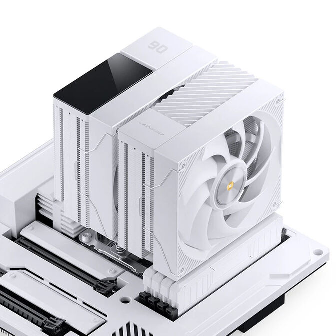 Jonsbo CC90 CPU-K&uuml;hler, Dual-Tower, 130mm PWM-L&uuml;fter, Segmentanzeige - schwarz image number 10