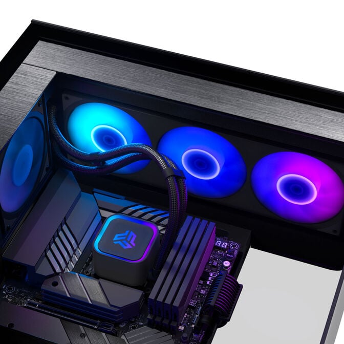 PHANTEKS Glacier One 360S25 SE DRGB AIO Liquid CPU Cooler, Black image number 5