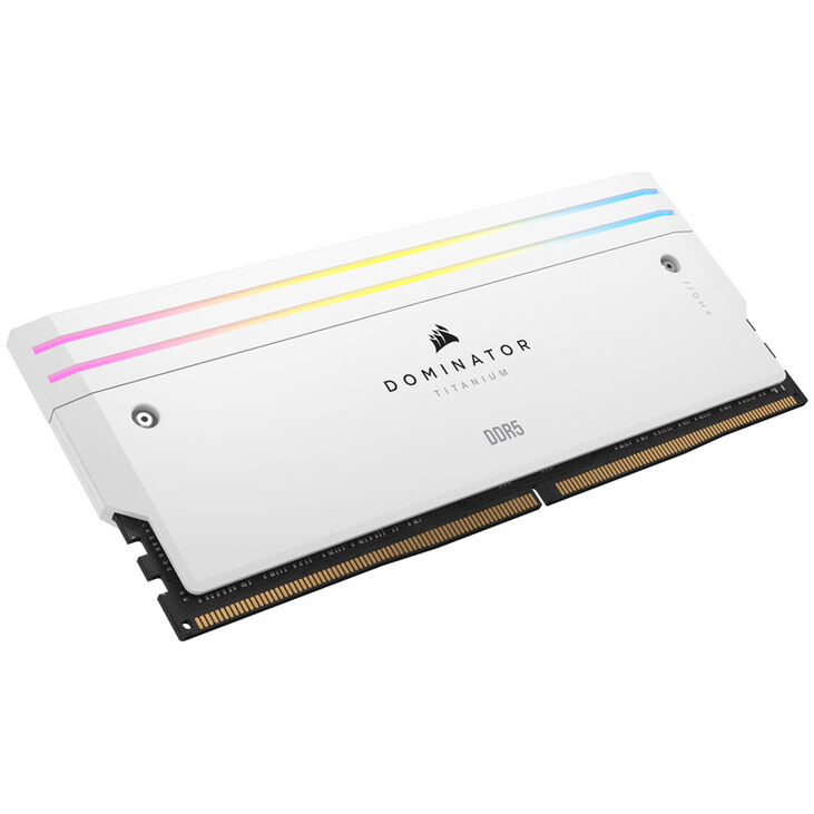 Corsair Dominator Titanium DDR5-6400 RAM, CL32, XMP - 64 GB Dual-Kit, white image number 3
