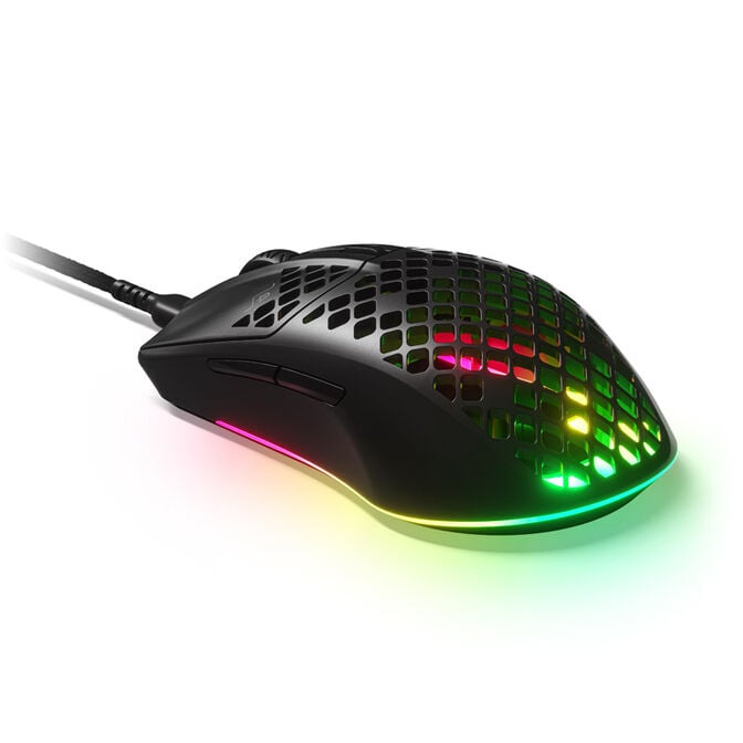 SteelSeries Aerox 3 Gaming Maus - mattschwarz image number 0