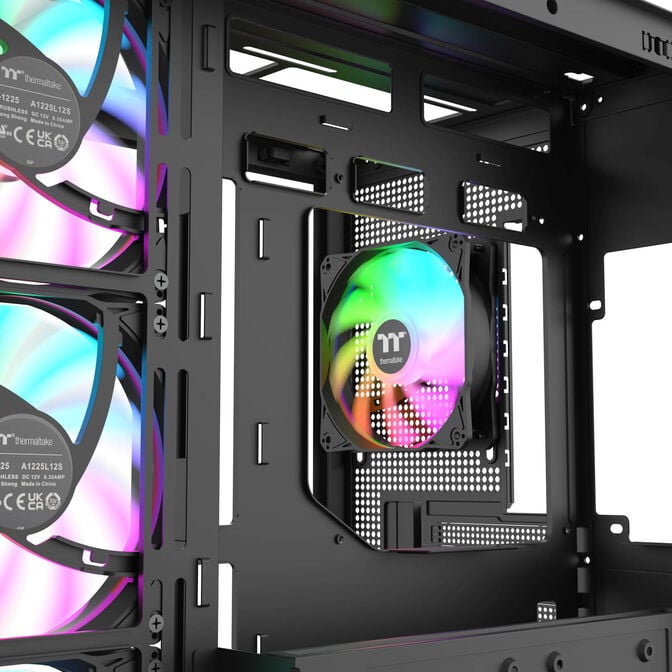 Thermaltake View 380 WS ARGB PC Case, Mid Tower, ATX, ARGB, Tempered Glass - Black image number 20