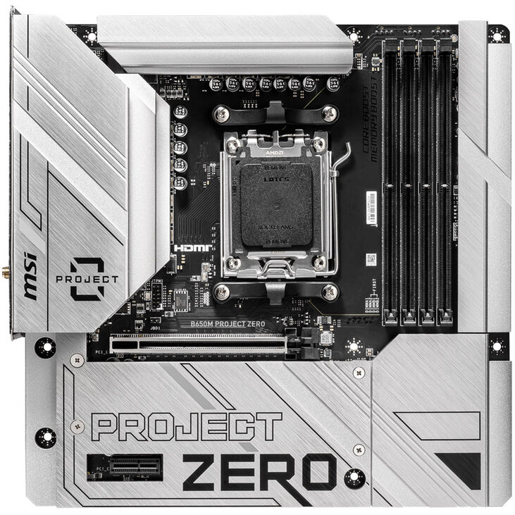 MSI B650M Project Zero, Sockel AM5, AMD B650M - DDR5 image number 2