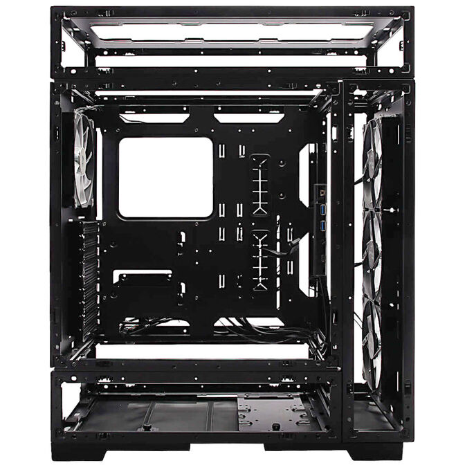 InWin Modfree Deluxe Full Tower Tempered Glass - black image number 5