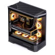 Jonsbo D400 PC-Geh&auml;use, Midi Tower, ATX, Tempered Glass - schwarz image number null