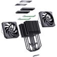 Jonsbo HX6280 CPU-K&uuml;hler, PWM, RGB - 130mm, schwarz image number null
