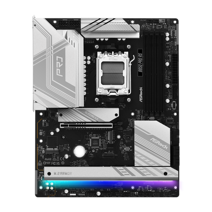 ASROCK B850 Pro RS motherboard, socket AM5, AMD B850, ATX, DDR5 image number 3