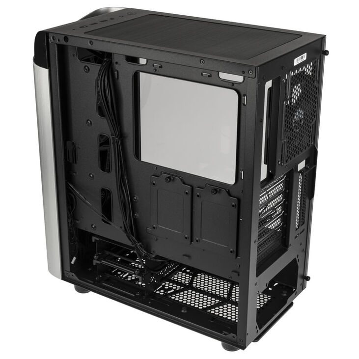 SilverStone Seta A1 Midi-Tower, Tempered Glass - schwarz/silber image number 7