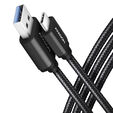 AXAGON BUCM3-AM20AB Kabel USB-C auf USB-A 3.2 Gen 1, schwarz - 2m image number null