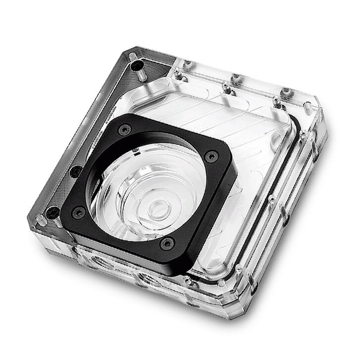 EK Water Blocks EK-Quantum Kinetic FLT 120 Ausgleichsbehälter, D5/DDC Body, D-RGB - Acryl image number 1