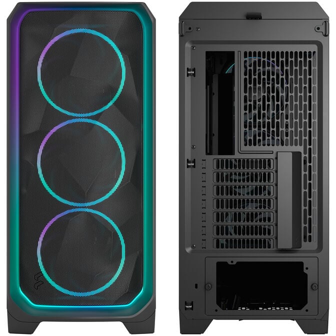 Fractal Design Meshify 3 Ambience Pro RGB TG Light PC-Geh&auml;use, Midi-Tower, E-ATX - schwarz image number 10