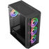 Aerocool Prism ARGB Mid Tower, Tempered Glass - Black image number null