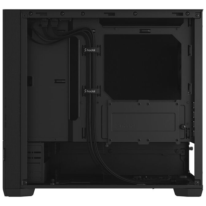 Fractal Design Pop Mini Silent Solid Micro-ATX case, soundproofed - black image number 8