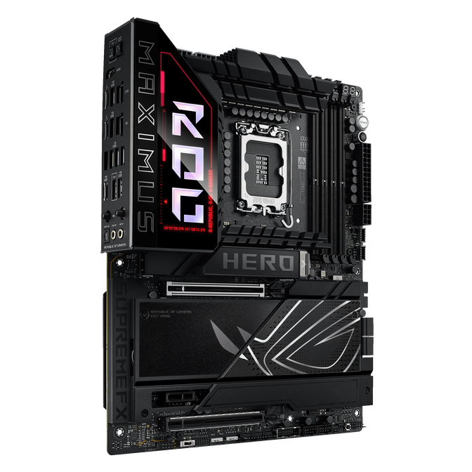 ASUS ROG Maximus Z890 Hero Mainboard, Sockel LGA 1851, Intel Z890, ATX, DDR5 image number 1