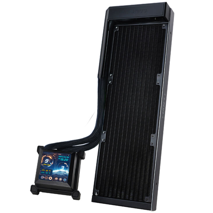 Lian Li HydroShift LCD 360 Fanless Water Cooling, RGB - 360mm, black image number 1