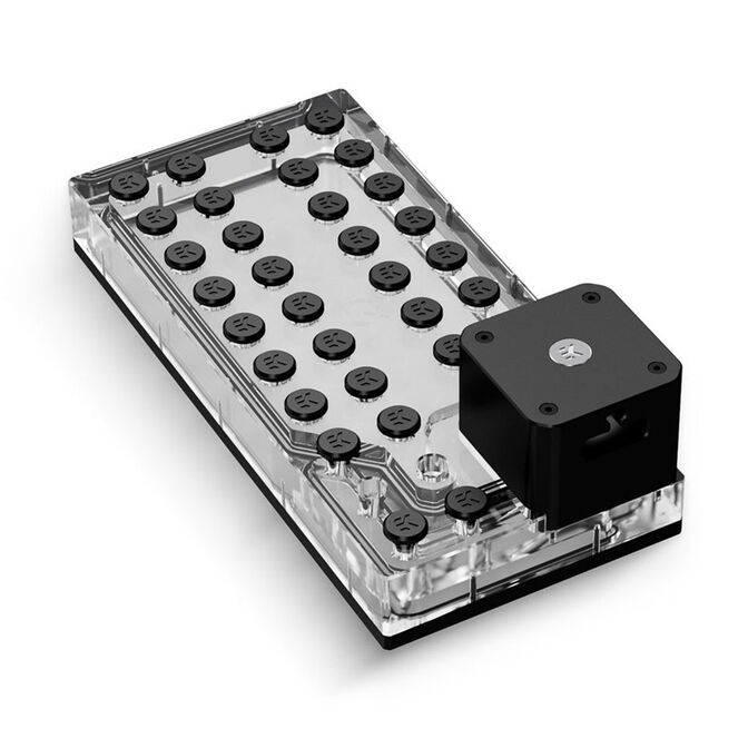 EK Water Blocks EK-QuantumX Loophole Distroplate D5 PWM - schwarz image number 1