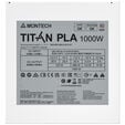 Montech Titan PLA 1000W, 80 PLUS & Cybenetics Platinum, modular, PCIe 5.1 - 1000 Watt, wei&szlig; image number null