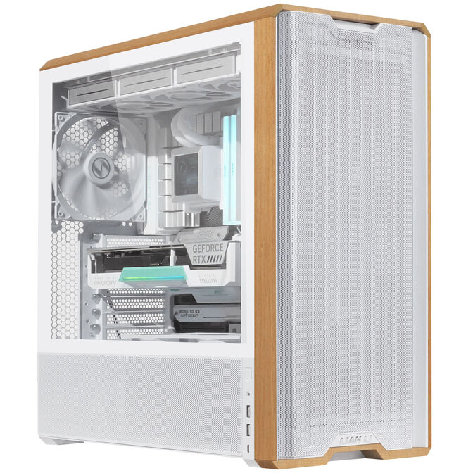 Lian Li Lancool 217 PC-Geh&auml;use, Midi-Tower, ATX, Tempered Glass - wei&szlig; image number 5