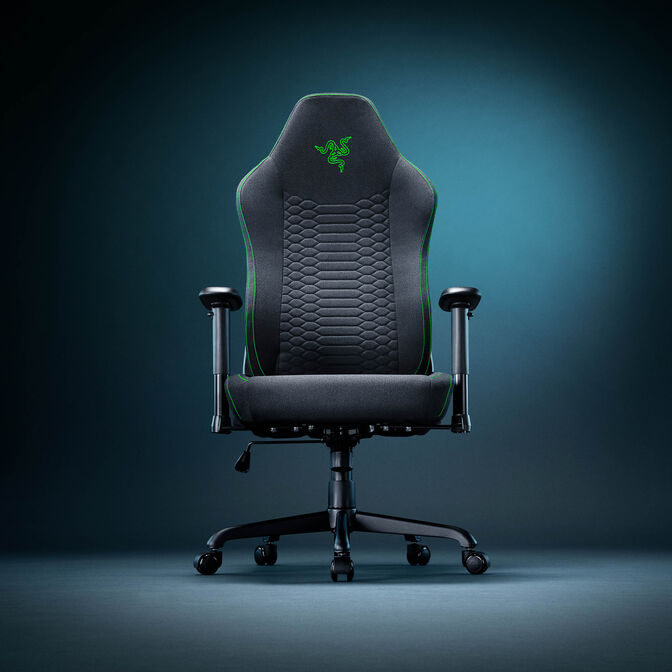 Razer Iskur V2 X Gaming Chair, integrated lumbar support, reclining - black, fabric image number 7