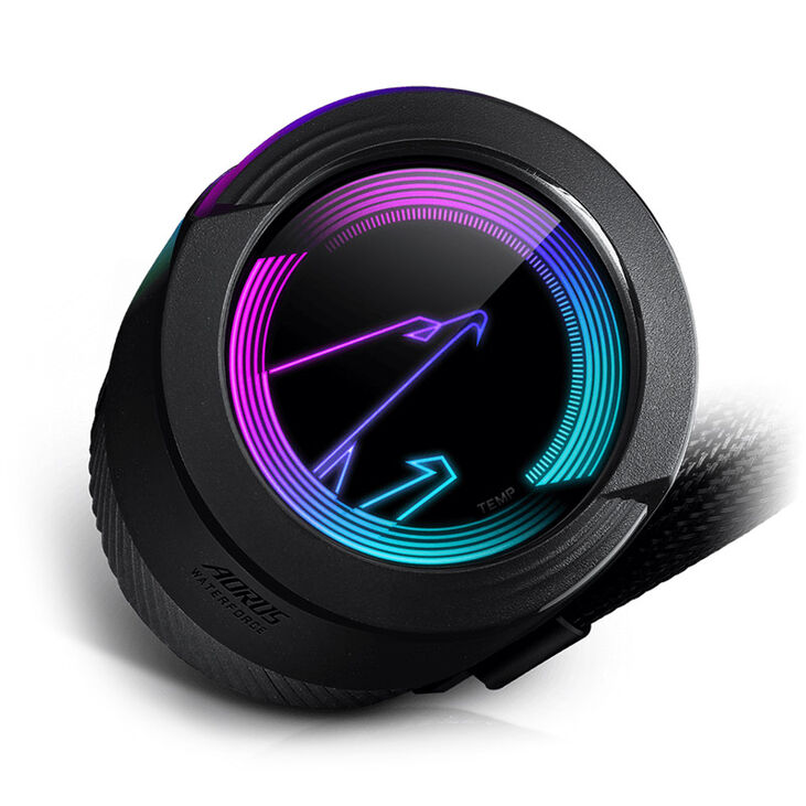 GIGABYTE AORUS Waterforce 280 AIO Cooler, ARGB - 280mm, black image number 1