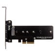 Akasa M.2 X4 PCI-E Adapter Card - black PCB image number null