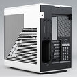 Hyte Y60 PC Case, Mid Tower, Tempered Glass - Black/White image number null