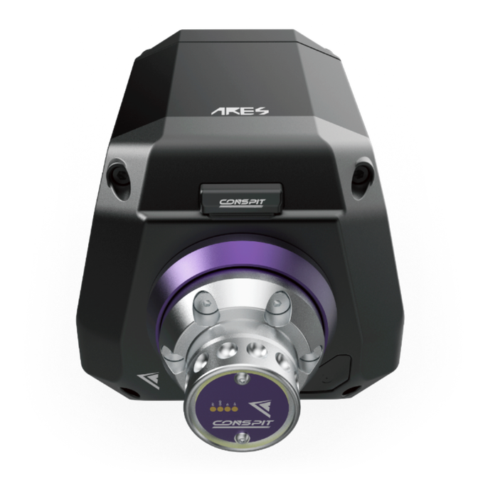 Conspit ARES 12 CDR Wheelbase, 12Nm, Quick-Release, 23-Bit Encoder - black image number 1